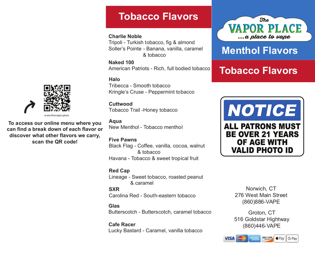 The Vapor Place - Norwich CT - Vapor Store